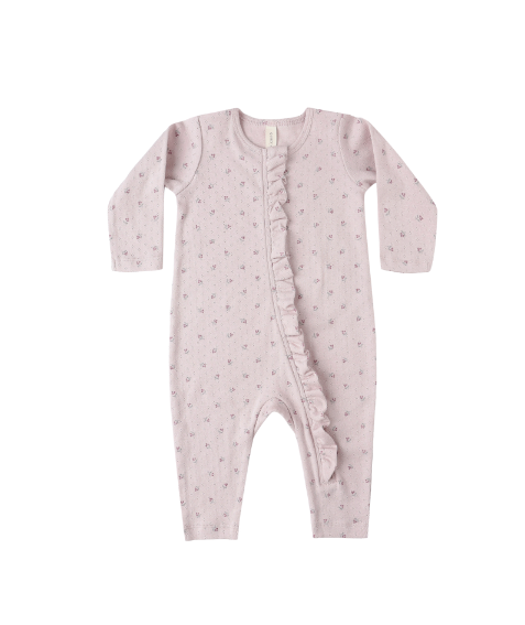 Ruffle Jumpsuit | Lilac Ditsy