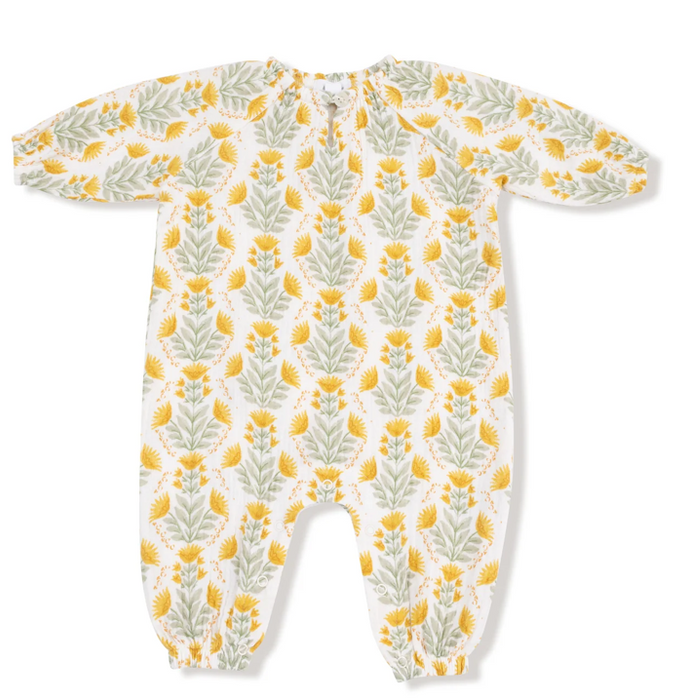 Peasant Romper | Winter Dandelions