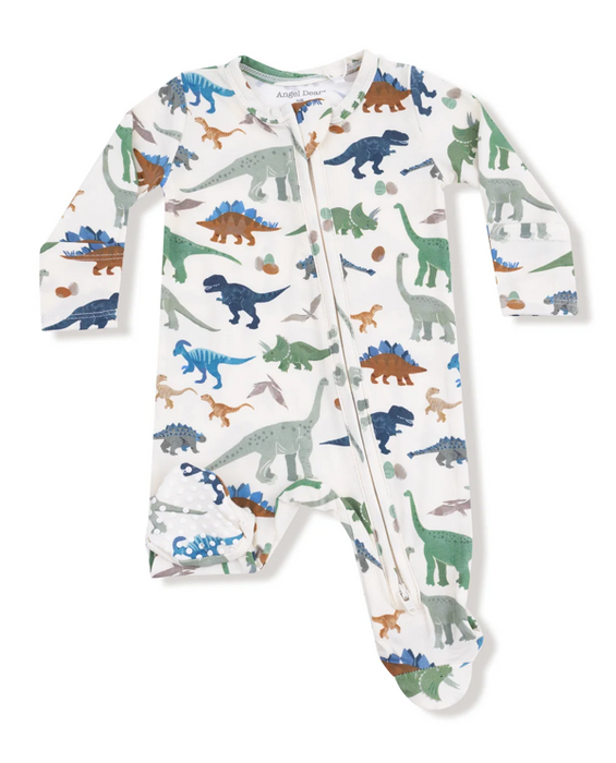Two Way Zipper Footie | Washy Dinos