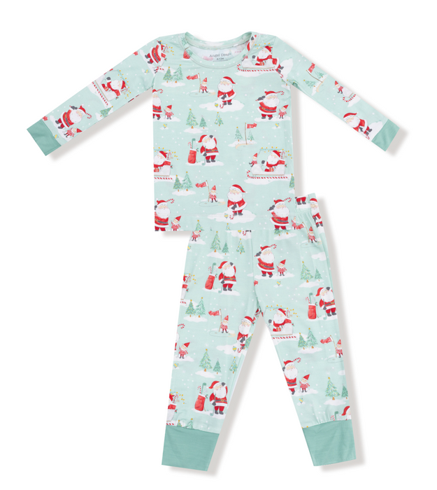 Loungewear LS Set | Golfing Santa and Elves