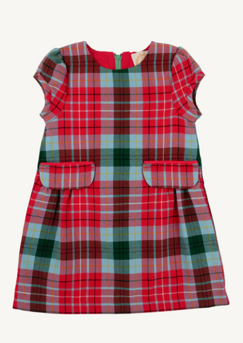 Betts Bow Dress Woven Yarn | Wilson Pier Plaid