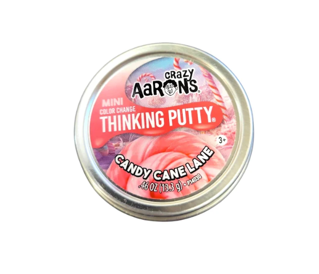 Mini Candy Cane Lane Thinking Putty Tin