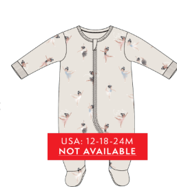 Ballerina Print on Cream Sleeper