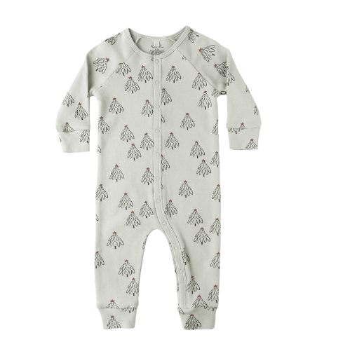 Organic Long John Pajamas | Trees