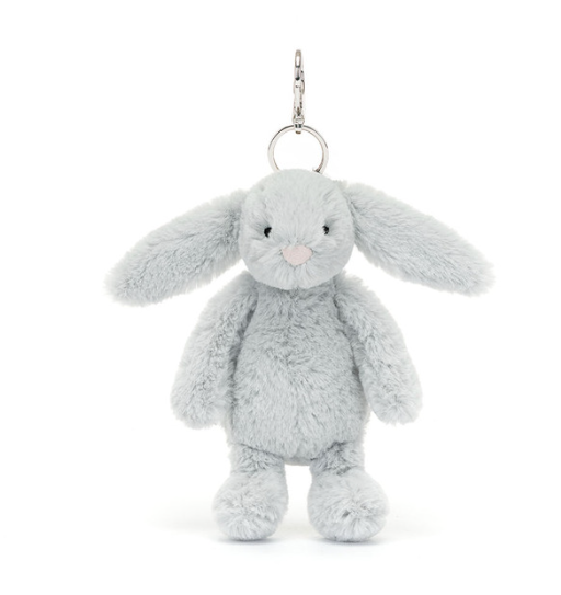 Bashful Silver Bunny Bag Charm