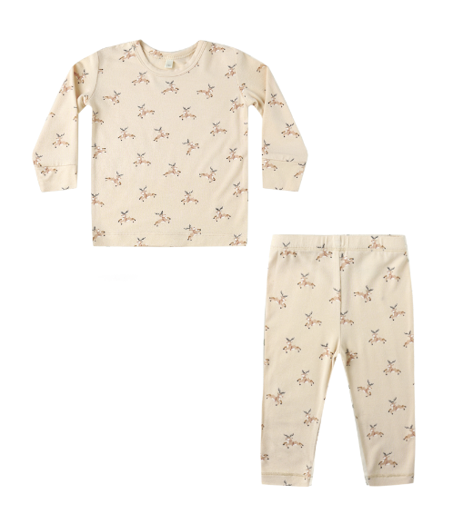 Bamboo Pajama Set | Reindeer