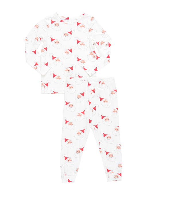 Bamboo PJ Set | Small Santas