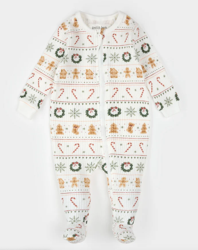 Holiday Treats Fair Isle Footed Sleeper
