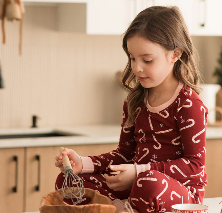 Red Candy Cane PJ Set