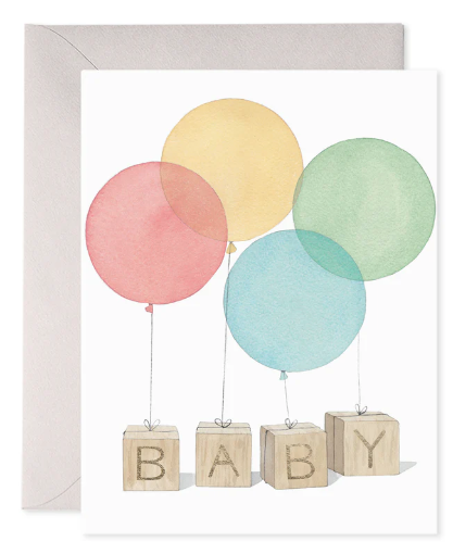 Baby Blocks Card