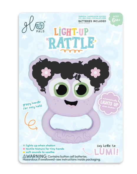 Glo Pals Light Up Rattle | Lumi (Purple)