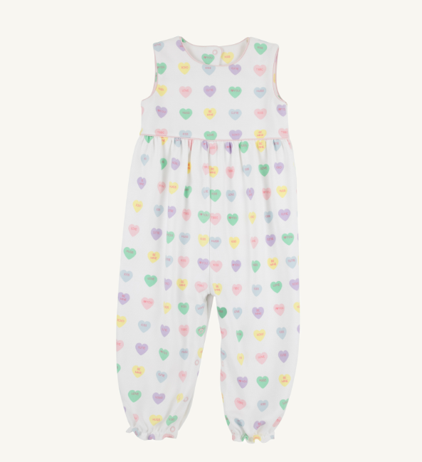 Sleeveless Rebecca Romper Pima | We Heart You Palm Beach Pink