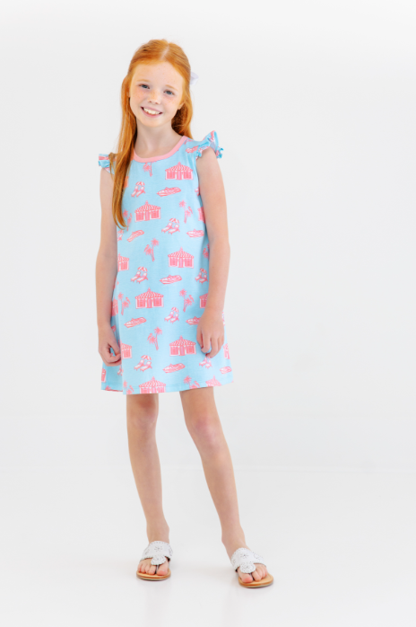 Angel Sleeve Polly Play Dress | Parrot Cay Canopy