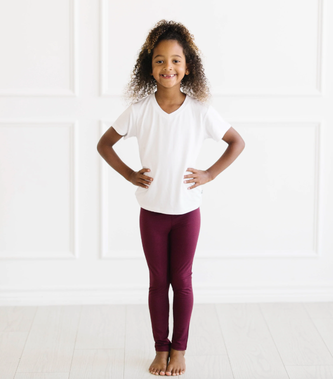 Kyte Leggings | Burgundy