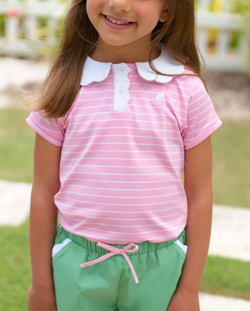 Cheryl Shorts Broadcloth | Gibson Island Green