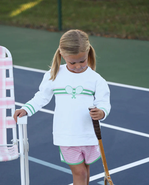 Prepletic Shimmy Shake Shorts | Pier Party Pink Stripe