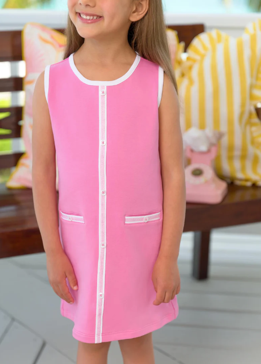 Annie Apron Dress | Winter Park Pink