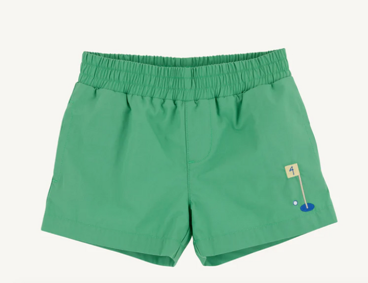 Sheffield Shorts Broadcloth | Gibson Island Green Golf Flag