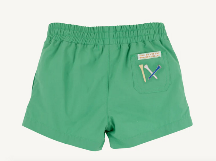 Sheffield Shorts Broadcloth | Gibson Island Green Golf Flag