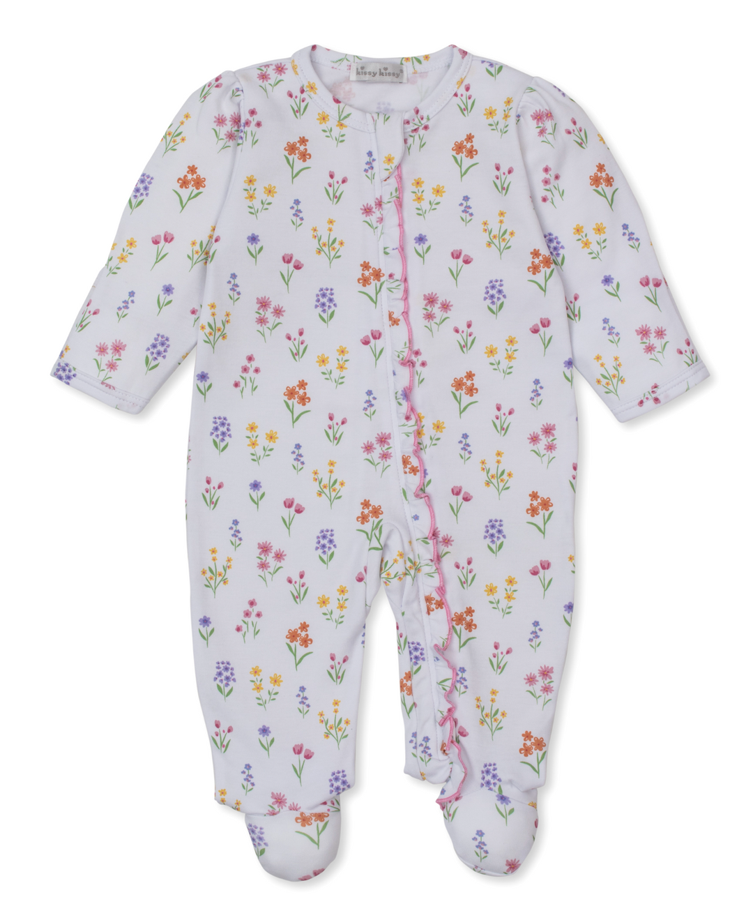 Summer Wildflowers Footie w/ Zipper