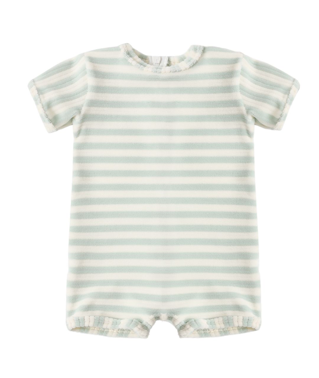 Shorty One-Piece | Seafoam Stripe