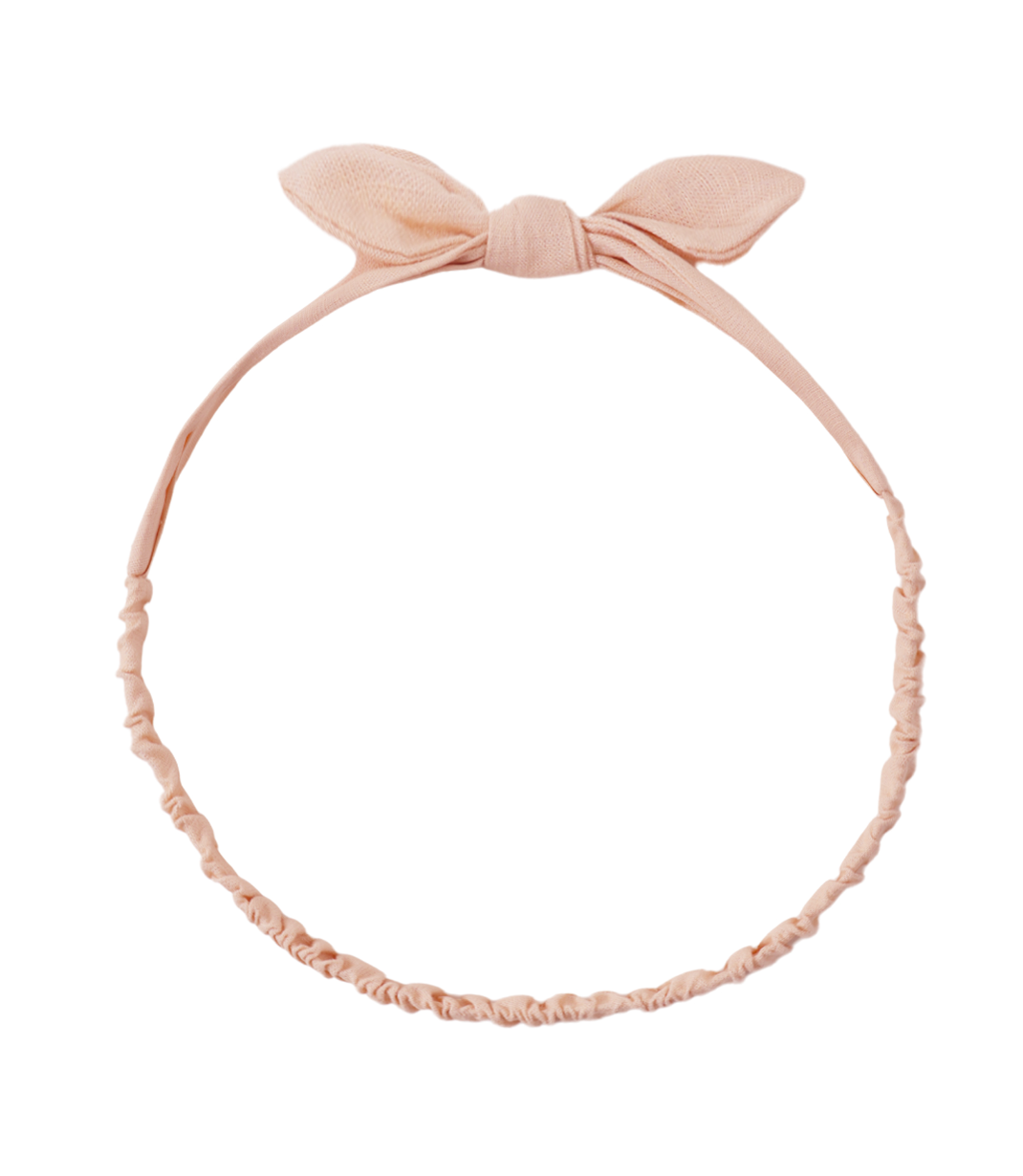 Baby Bow Headband | Blush