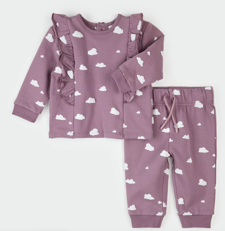 Clouds on Elderberry Outfit Set