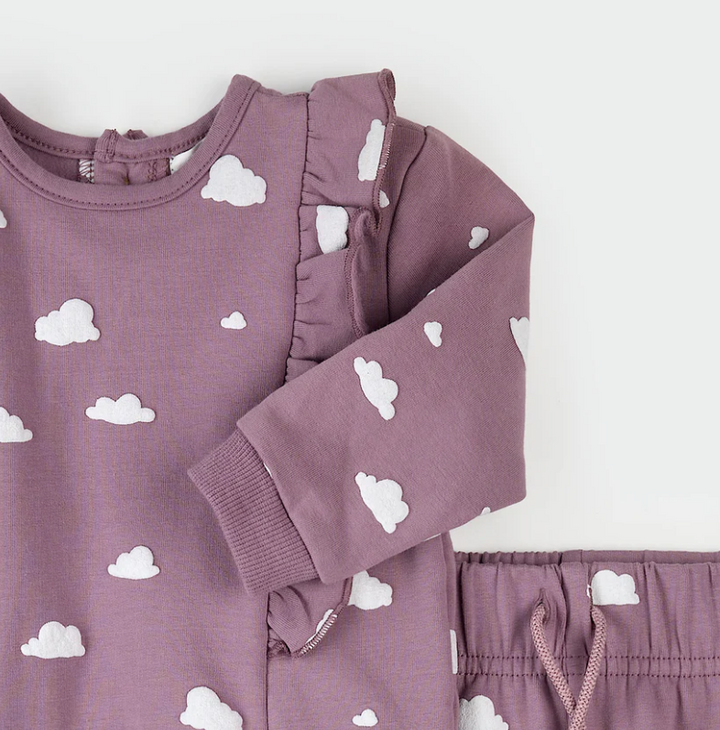 Clouds on Elderberry Outfit Set