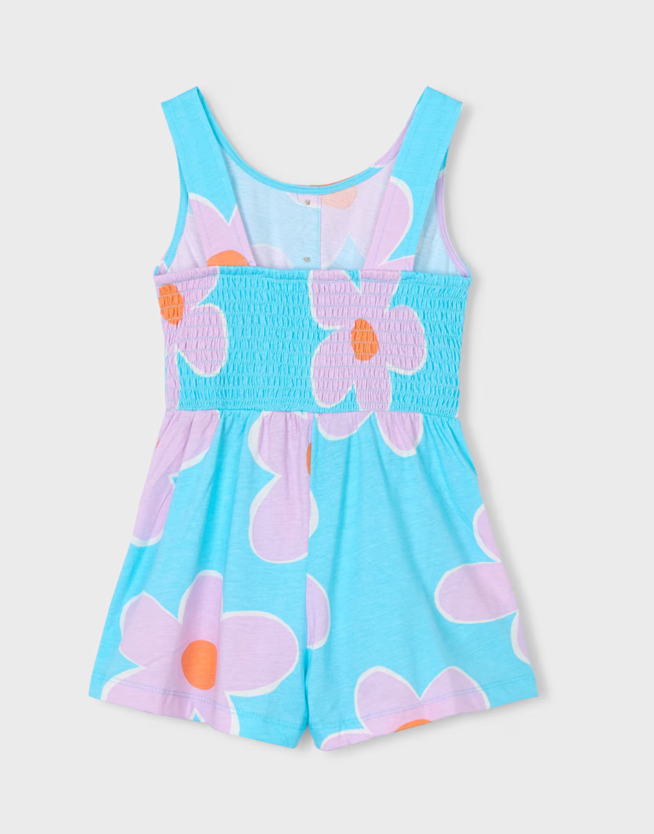 Lilac Floral Cut Out Romper | 3889