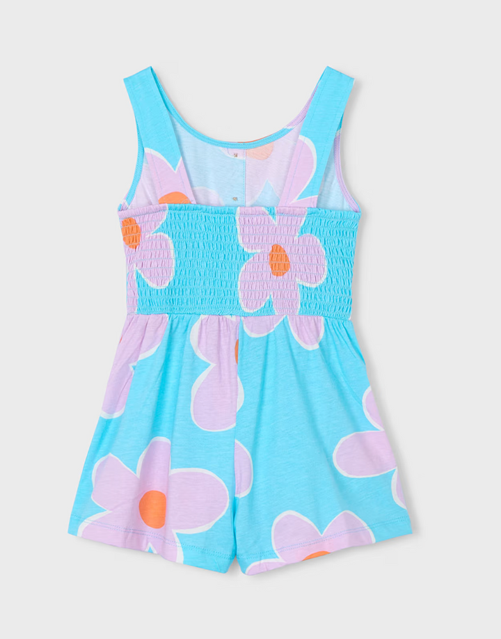 Lilac Floral Cut Out Romper | 3889