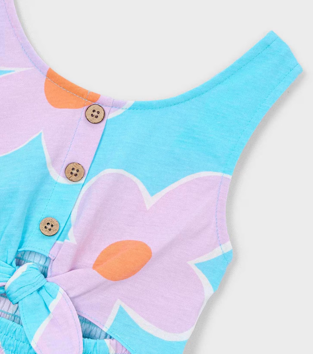 Lilac Floral Cut Out Romper | 3889