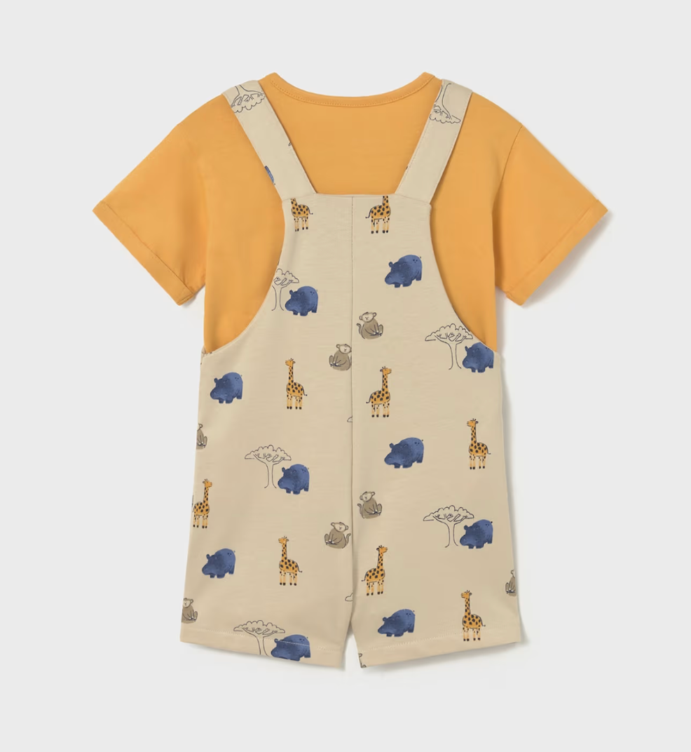 Animal Print Overall Set | 1664