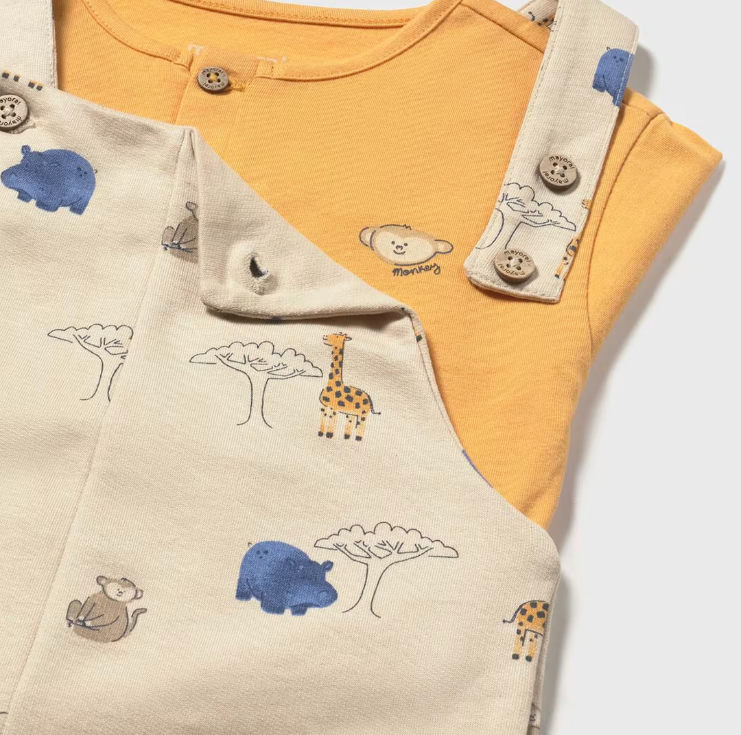 Animal Print Overall Set | 1664