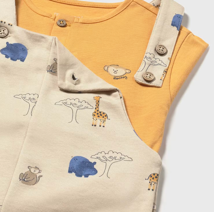 Animal Print Overall Set | 1664