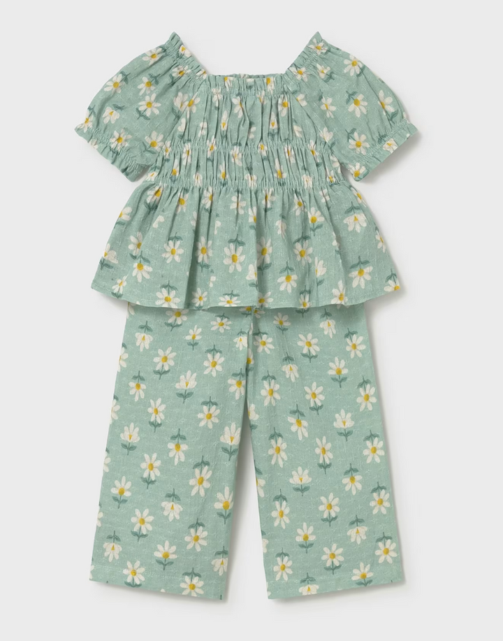 Floral Blouse & Pant Set | 1513