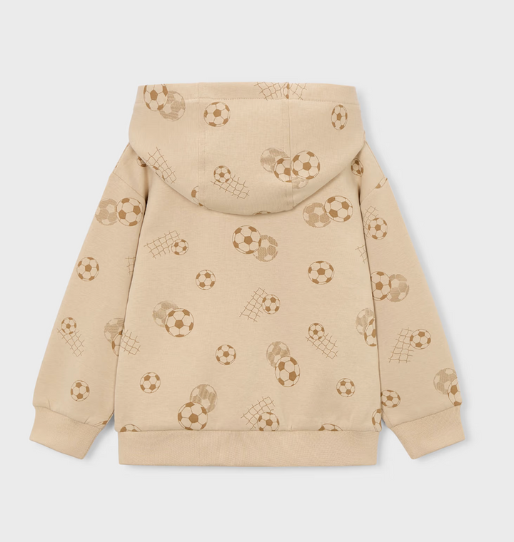Beige Soccer Ball Sweatshirt | 3435