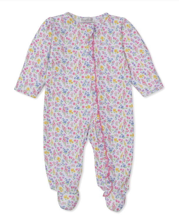 Pastel Gardens COMP Footie w/Zipper