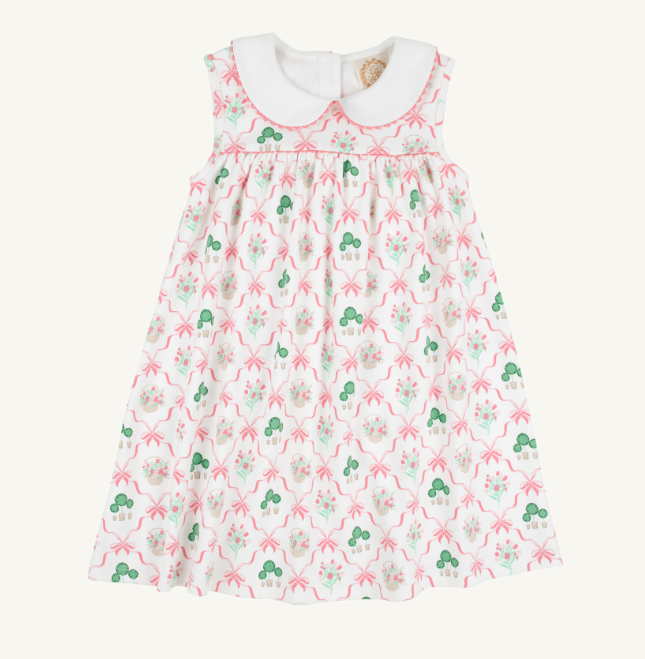 Sleeveless Mary Dal Dress Heavy Weight | Boxwood and Bows Romany Rose