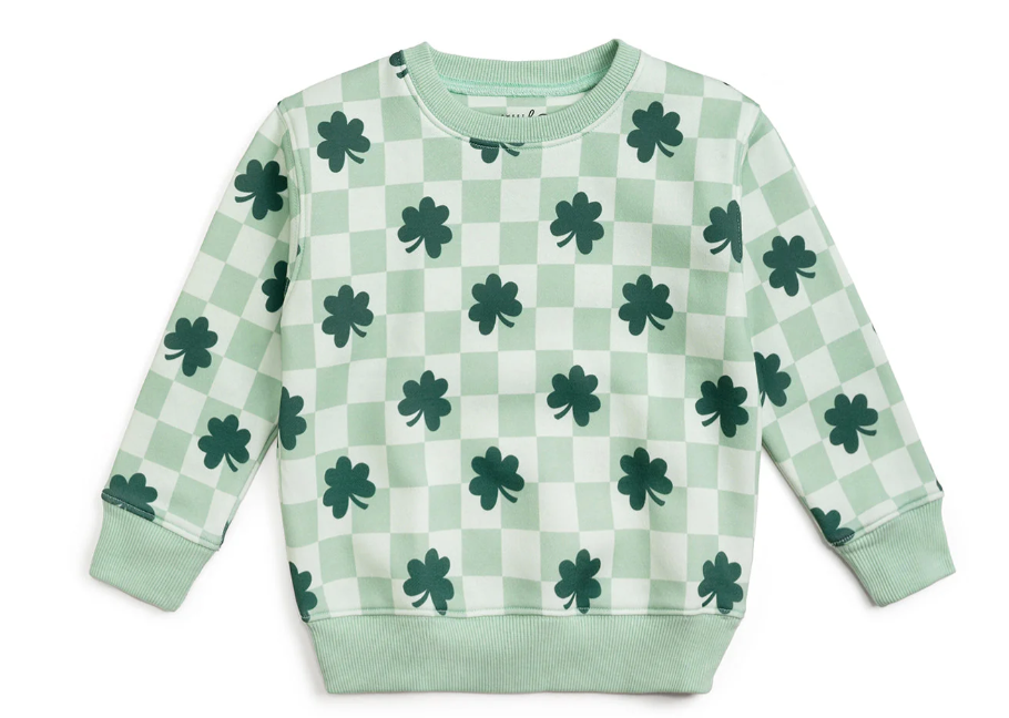 Shamrock Checkered St Patrick's Sweatshirt