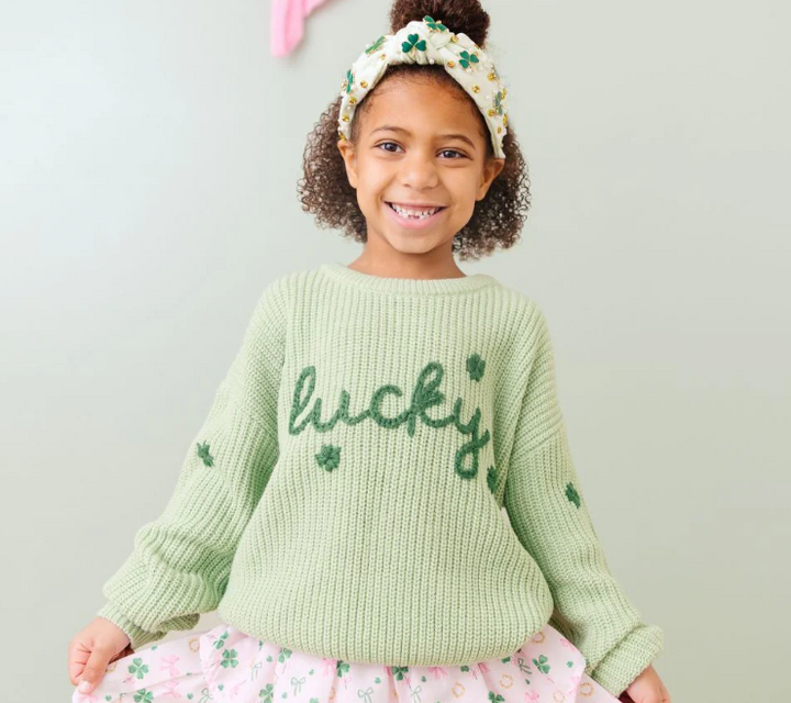Lucky Shamrock St Patrick's Sweater