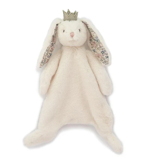 Princess Bunny Baby Security Blanket | Cream
