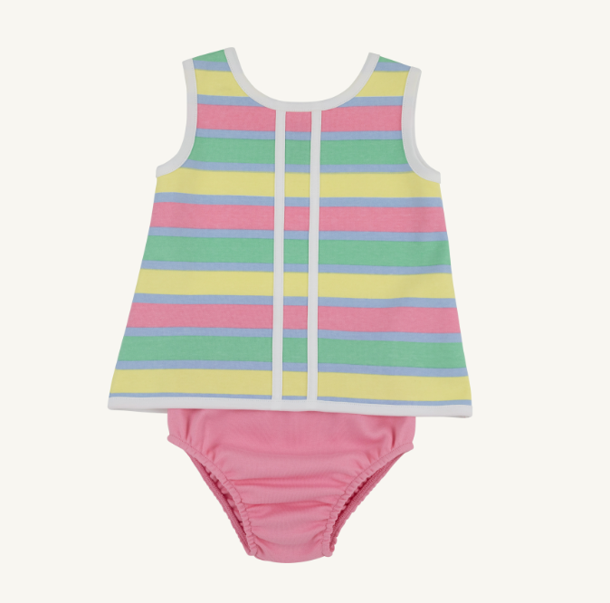 Mary Simms Bloomer Set Pima | Samford Stripe