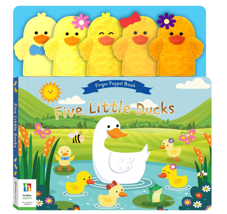 Five Little Ducks Finger Puppet Book