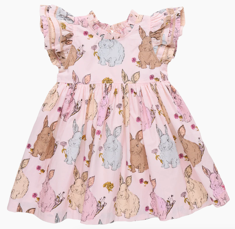 Jennifer Ruffle Dress | Vintage Bunnies