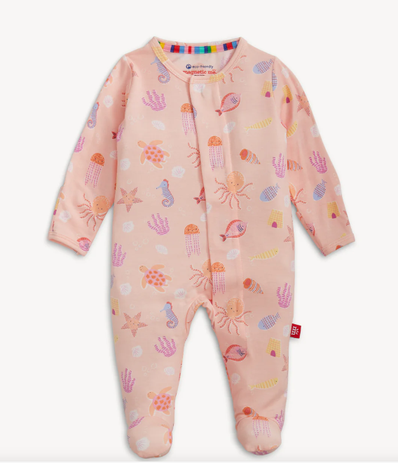 Deep Chic Pink Modal Magnetic Footie