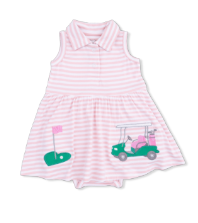Polo Tennis Dress | Striped Golf