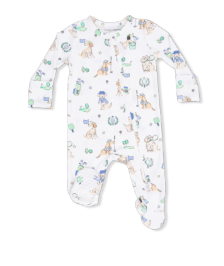 Two Way Zipper Footie | Country Club Dogs Neutral