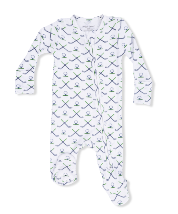 Two Way Zipper Footie | Simple Golf