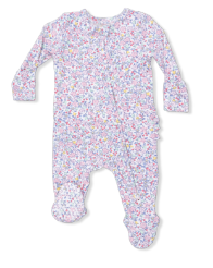 Two Way Zipper Ruffle Footie | Elizabeth's Garden