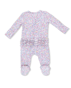 Two Way Zipper Ruffle Footie | Elizabeth's Garden